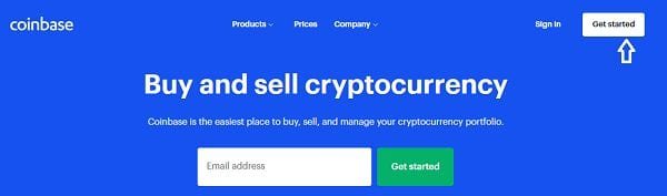 Explanation of opening a Bitcoin account with Coinbase